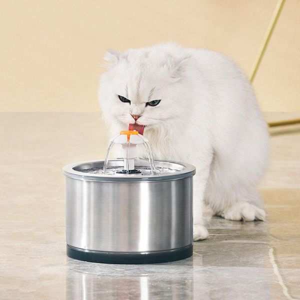 cat bowls & feeders 2.5l water fountain stainless steel usb pet dog drinking bowl super quiet drinker dispenser automatic
cat bowls & feeders 2.5l water fountain stainless steel usb pet dog drinking bowl super quiet drinker dispenser automatic
