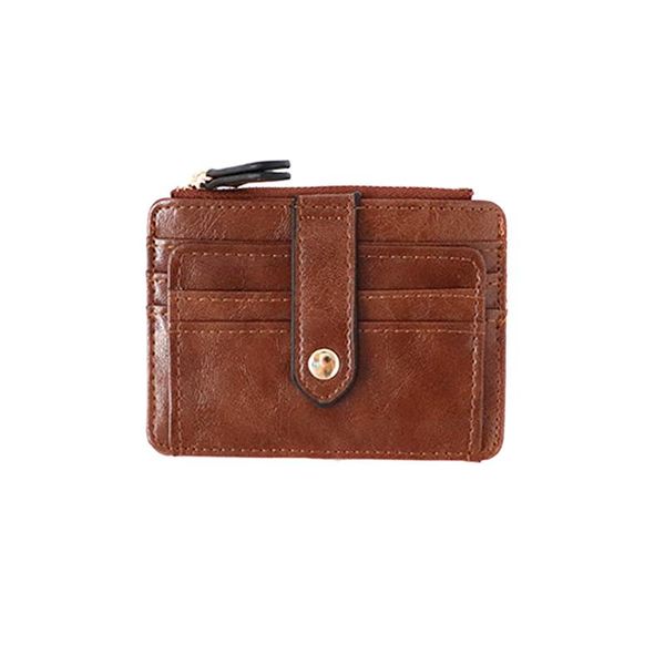 card holders 2021 simple women men purse pu leather zipper coin pouch short wallet casual holder billfold portefeuille homme, Brown;gray
card holders 2021 simple women men purse pu leather zipper coin pouch short wallet casual holder billfold portefeuille homme, Brown;gray