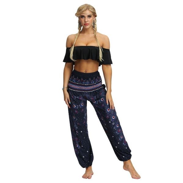 women's pants & capris women harem elastic waist summer boho long lantern trousers casual high loose, Black;white
women's pants & capris women harem elastic waist summer boho long lantern trousers casual high loose, Black;white