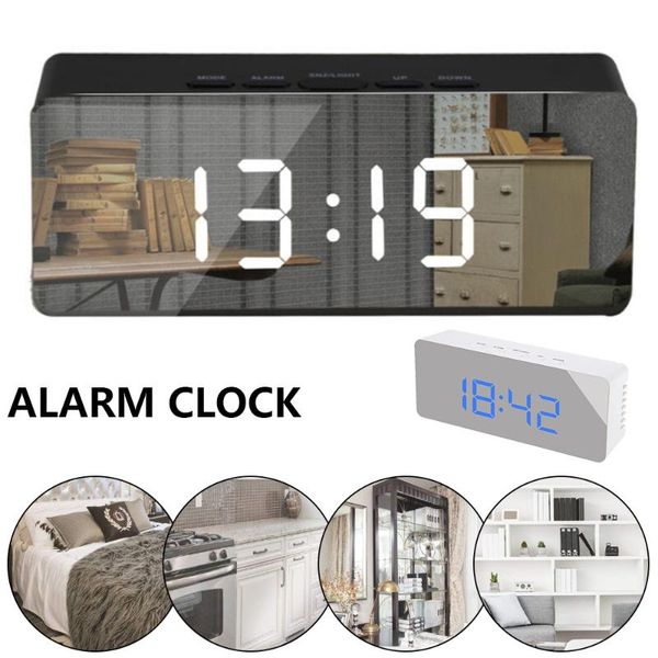 other clocks & accessories lcd display mirror alarm clock digital snooze table wake up light electronic large time temperature home decorati
other clocks & accessories lcd display mirror alarm clock digital snooze table wake up light electronic large time temperature home decorati