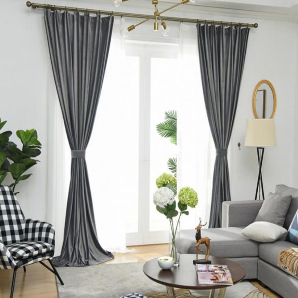 curtain & drapes soft solid color full light shading cotton rod without punching installation thicken velvet
curtain & drapes soft solid color full light shading cotton rod without punching installation thicken velvet