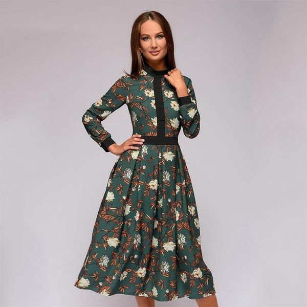 casual dresses autumn spring long sleeve high collar print elegant women dress splicing party business holiday office knee-length, Black;gray
casual dresses autumn spring long sleeve high collar print elegant women dress splicing party business holiday office knee-length, Black;gray