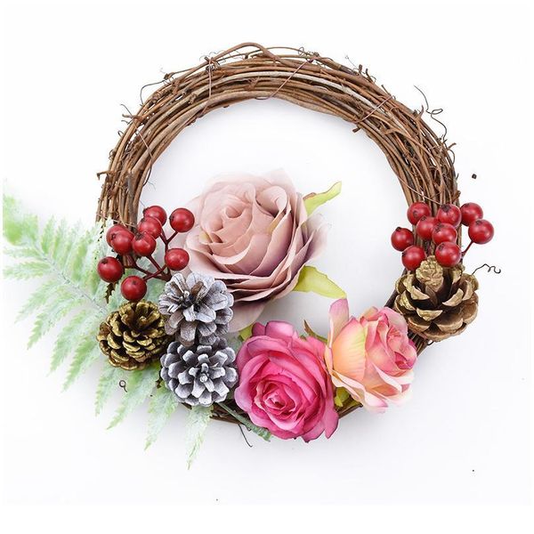10cm/15cm/20cm rattan ring artificial flowers garland dried flower frame for home christmas decoration diy floral qylmis
10cm/15cm/20cm rattan ring artificial flowers garland dried flower frame for home christmas decoration diy floral qylmis