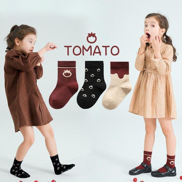 socks 3 pairs/lot children baby girls boys cartoon tomato cotton short 3-12 years kids sports, Pink;yellow
socks 3 pairs/lot children baby girls boys cartoon tomato cotton short 3-12 years kids sports, Pink;yellow
