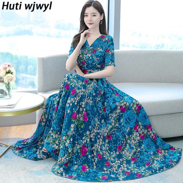 vintage print floral chiffon boho beach maxi dress spring summer 4xl plus size women sundress elegant bodycon party vestido 210528, Black;gray
vintage print floral chiffon boho beach maxi dress spring summer 4xl plus size women sundress elegant bodycon party vestido 210528, Black;gray