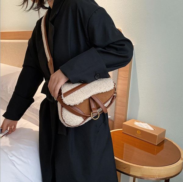 leather saddle crossbody bags for woman fashion plush womens bag solid flap pu shoulder bags tote-bag designer bag winter gift
leather saddle crossbody bags for woman fashion plush womens bag solid flap pu shoulder bags tote-bag designer bag winter gift