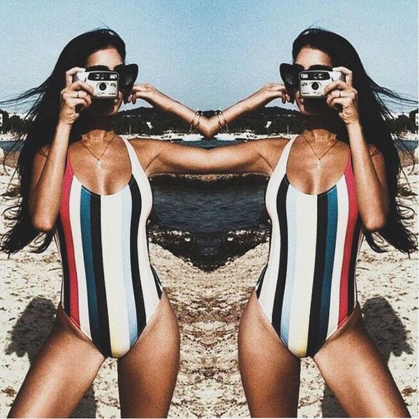 one-piece suits women ladies one piece swimsuit push up padded bikini swimwear swim bathing monokini rainbow striped playa beachwear
one-piece suits women ladies one piece swimsuit push up padded bikini swimwear swim bathing monokini rainbow striped playa beachwear