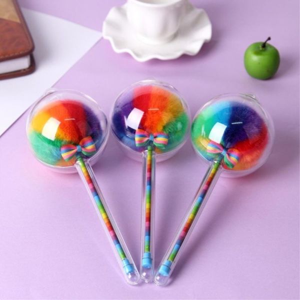 ballpoint pens cute 0.5mm plastic gel pen colorful rainbow plush fountain signing black ink color office school pencil lollipop bow tie, Blue;orange
ballpoint pens cute 0.5mm plastic gel pen colorful rainbow plush fountain signing black ink color office school pencil lollipop bow tie, Blue;orange
