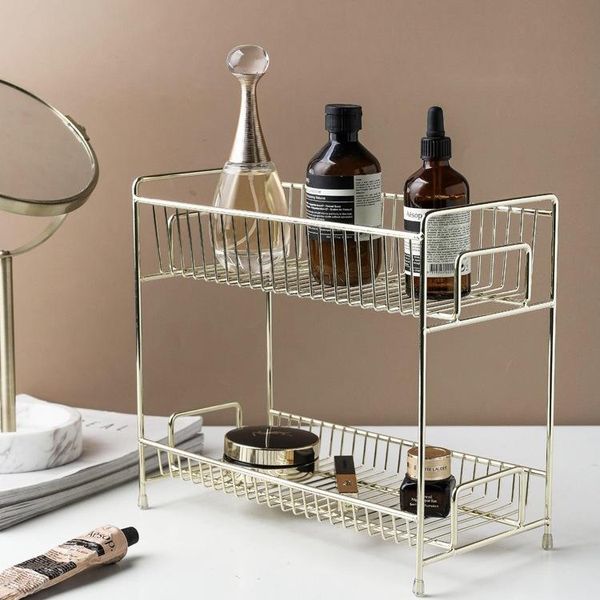 hooks & rails 2 layers metal cosmetics storage rack bathroom makeup organizer kitchen seasoning iron shelves box
hooks & rails 2 layers metal cosmetics storage rack bathroom makeup organizer kitchen seasoning iron shelves box