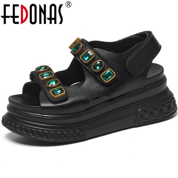 dress shoes fedonas 2021 summer sandals for girl genuine leather platform cool buckle lace up est office lady party woman, Black
dress shoes fedonas 2021 summer sandals for girl genuine leather platform cool buckle lace up est office lady party woman, Black