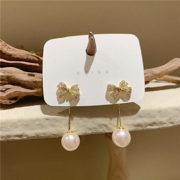 stud 2021 arrival 14k gold plated elegant pearl earrings for women luxury jewelry zircon knot, Golden;silver
stud 2021 arrival 14k gold plated elegant pearl earrings for women luxury jewelry zircon knot, Golden;silver