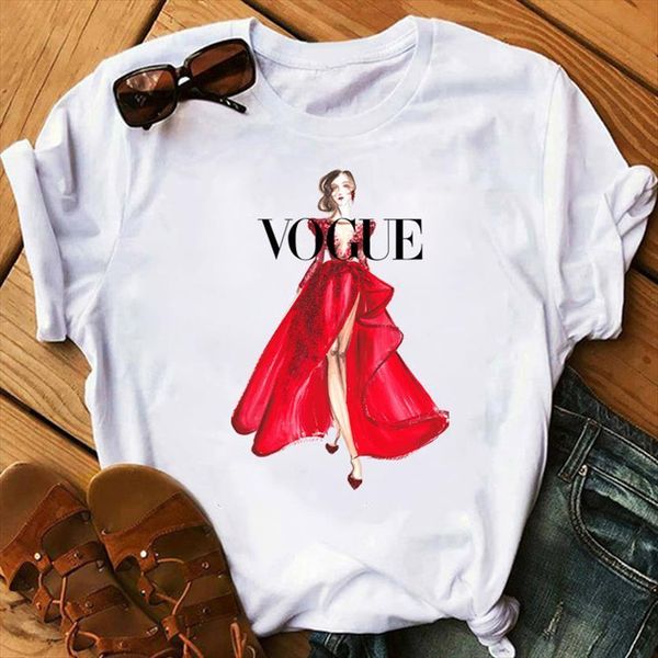 vogue summer fashion watercolor womens t shirts girl print tee harajuku clothes, White
vogue summer fashion watercolor womens t shirts girl print tee harajuku clothes, White