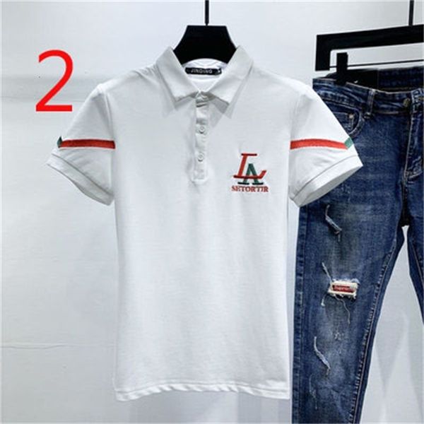 summer 2021 knitted thin section youth ice silk half-sleeved tide brand lapel new short-sleeved t-shirt 7v88, White;black
summer 2021 knitted thin section youth ice silk half-sleeved tide brand lapel new short-sleeved t-shirt 7v88, White;black