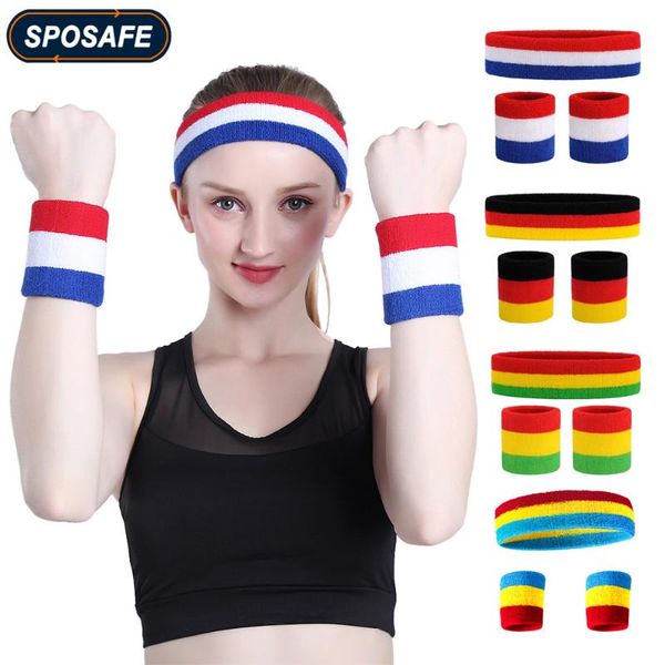 3pcs/set sports striped sweatbands set includes 1pc headband and 2pcs wristbands colorful cotton sweatbands for men women, Yellow;black
3pcs/set sports striped sweatbands set includes 1pc headband and 2pcs wristbands colorful cotton sweatbands for men women, Yellow;black
