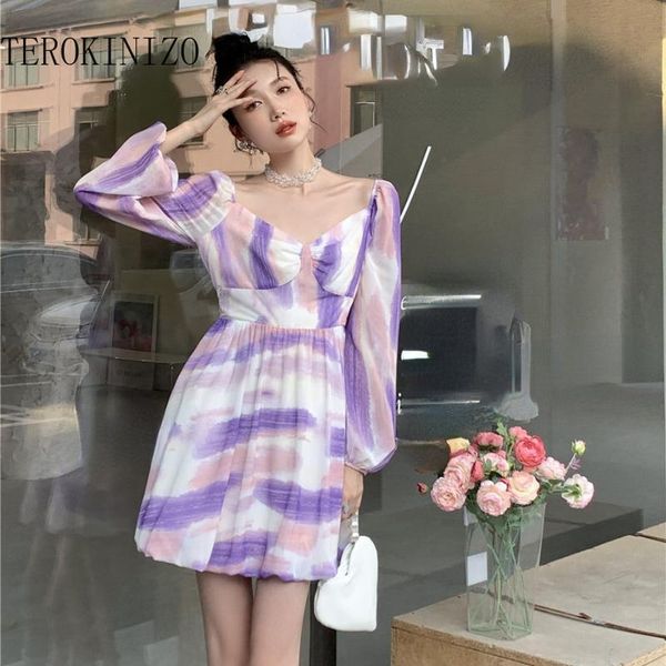 casual dresses terokinizo purple dye tie printed bandage backless long sleeve mini arrival high street sweet vestidos mujer, Black;gray
casual dresses terokinizo purple dye tie printed bandage backless long sleeve mini arrival high street sweet vestidos mujer, Black;gray