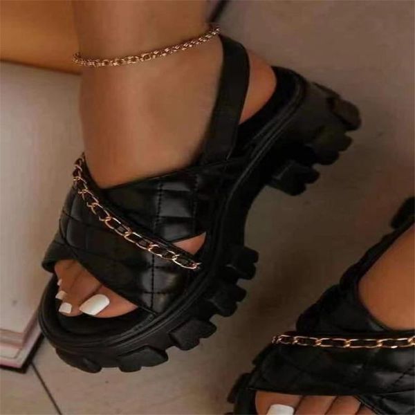 sandals women's increased thick bottom 2021 summer rhinestone chain luxury high heel large size casual, Black
sandals women's increased thick bottom 2021 summer rhinestone chain luxury high heel large size casual, Black