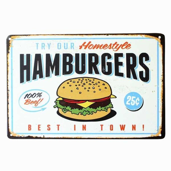 hamburger tin sign vintage metal painting retro plaque poster home bar pub cafe wall decor chocolate pie coffee art craft a675
hamburger tin sign vintage metal painting retro plaque poster home bar pub cafe wall decor chocolate pie coffee art craft a675