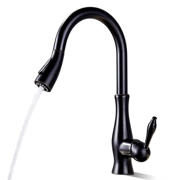 black chrome kitchen faucets solid brass and cold water mixer tap goose mouth faucet pull out faucets hand brush qylkuc
black chrome kitchen faucets solid brass and cold water mixer tap goose mouth faucet pull out faucets hand brush qylkuc