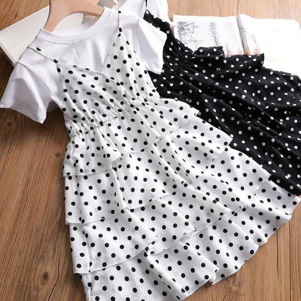 clothing sets mihkalev baby girl set 2021 girls summer outfits tshirt +sling dress 2pieces kids clothes tracksuit costume, White
clothing sets mihkalev baby girl set 2021 girls summer outfits tshirt +sling dress 2pieces kids clothes tracksuit costume, White