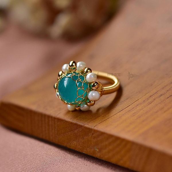 cluster rings handmade original adjustable nature sky blue stone ring for women girl eternity anniversary fashion jewelry, Golden;silver
cluster rings handmade original adjustable nature sky blue stone ring for women girl eternity anniversary fashion jewelry, Golden;silver