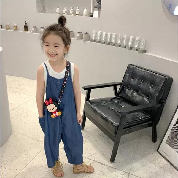 girls' pants suspenders denim loose jumpsuit trousers girls kids solid color infant baby cotton straps pants children clothing, Blue
girls' pants suspenders denim loose jumpsuit trousers girls kids solid color infant baby cotton straps pants children clothing, Blue