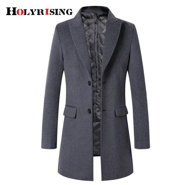 men's wool & blends holyrising men jackets thicken overcoat chic slim peacoat formal jacket fit outwear solid mid long coats m-4xl size, Black
men's wool & blends holyrising men jackets thicken overcoat chic slim peacoat formal jacket fit outwear solid mid long coats m-4xl size, Black