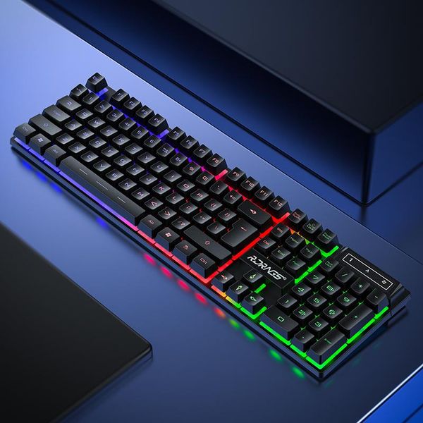 gaming keyboard gamer keyboard with backlight usb 104 rubber keycaps rgb wired ergonomic english for pc gamer laptop
gaming keyboard gamer keyboard with backlight usb 104 rubber keycaps rgb wired ergonomic english for pc gamer laptop