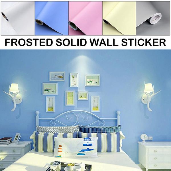 wall stickers 60cm*1m solid matte pvc self adhesive wallpaper for walls diy waterproof home decor films living room kitchen
wall stickers 60cm*1m solid matte pvc self adhesive wallpaper for walls diy waterproof home decor films living room kitchen