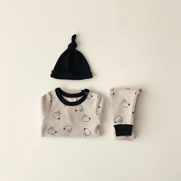 clothing sets baby 3-piece thanksgiving set cartoon printed long sleeve jumpsuit striped knee pads and solid color hat boy clothes, White
clothing sets baby 3-piece thanksgiving set cartoon printed long sleeve jumpsuit striped knee pads and solid color hat boy clothes, White
