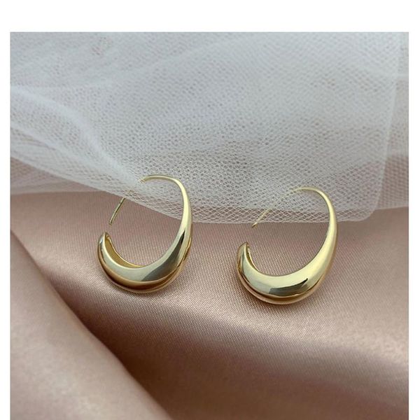 hoop & huggie european and american metal earrings simple water drop cool wind classic design net red women party jewelry, Golden;silver
hoop & huggie european and american metal earrings simple water drop cool wind classic design net red women party jewelry, Golden;silver