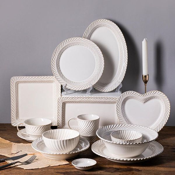 dishes & plates japanese dinner ceramic kiln mimosa patten plate sets steak dish tray salad bowl cup spoon dinnerware
dishes & plates japanese dinner ceramic kiln mimosa patten plate sets steak dish tray salad bowl cup spoon dinnerware