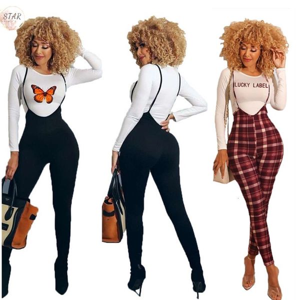 2021 new lucky label 2 piece sets women butterfly white t-shirts suspender trousers bodycon pants birthday outfits wholesale dropshipping 5i, Gray
2021 new lucky label 2 piece sets women butterfly white t-shirts suspender trousers bodycon pants birthday outfits wholesale dropshipping 5i, Gray