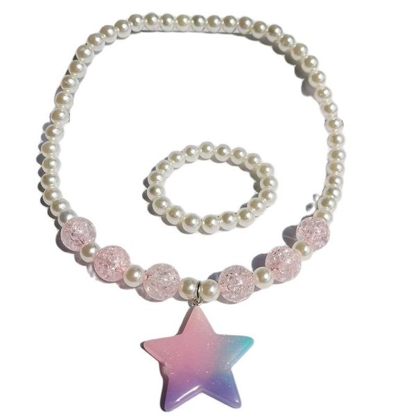 earrings & necklace 2021 star children pearl princess custome for girl pendant kids jewelry gift baby, Silver
earrings & necklace 2021 star children pearl princess custome for girl pendant kids jewelry gift baby, Silver