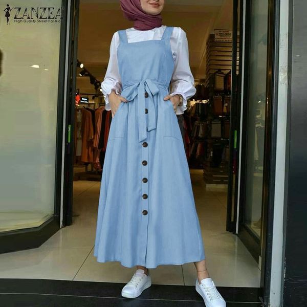 casual dresses zanzea summer overalls dress women sleeveless solid sundress bohemian size zipper vestidos robe femme muslim kaftan, Black;gray
casual dresses zanzea summer overalls dress women sleeveless solid sundress bohemian size zipper vestidos robe femme muslim kaftan, Black;gray
