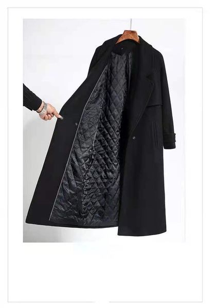 women's wool & blends women 's clothing reversible woolen coat autumn and winter below the knee mid-length black
women's wool & blends women 's clothing reversible woolen coat autumn and winter below the knee mid-length black