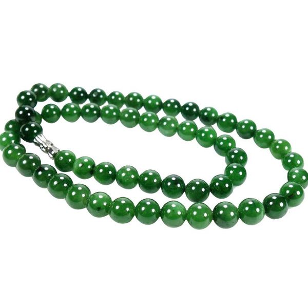 chains drop natural green jade necklace for engagement anniversary wedding gift jewelry women men, Silver
chains drop natural green jade necklace for engagement anniversary wedding gift jewelry women men, Silver