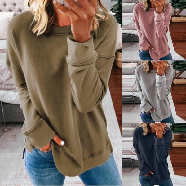 women's hoodies & sweatshirts 40#woman's casual fashion long sleeve solid color round collar elegant thin brief autumn pullover, Black
women's hoodies & sweatshirts 40#woman's casual fashion long sleeve solid color round collar elegant thin brief autumn pullover, Black