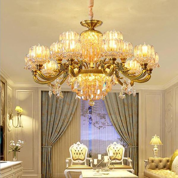 ceiling lights european style crystal chandelier copper luxury living room lighting restaurant candle bedroom retro
ceiling lights european style crystal chandelier copper luxury living room lighting restaurant candle bedroom retro