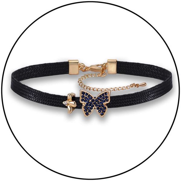 chokers butterfly bow black choker necklace for girls women leather rhinestone adjustable cute teen kids fashion 2021, Golden;silver
chokers butterfly bow black choker necklace for girls women leather rhinestone adjustable cute teen kids fashion 2021, Golden;silver