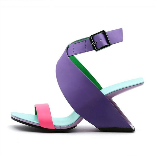 dress shoes hollow out strange heel women sandals wedge woman cross strap 8cm high heels summer sandalia feminina ladies, Black
dress shoes hollow out strange heel women sandals wedge woman cross strap 8cm high heels summer sandalia feminina ladies, Black