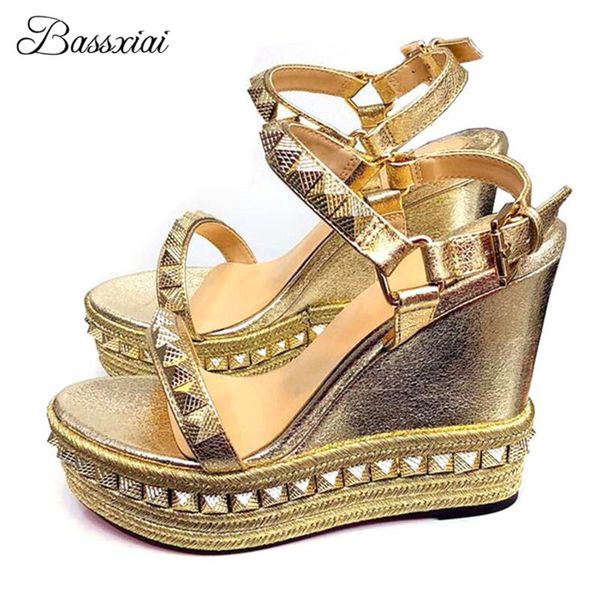 straw weave knitted wedges sandals for girls women high platform ankle strap rivet decor real leather summer shoes woman, Black
straw weave knitted wedges sandals for girls women high platform ankle strap rivet decor real leather summer shoes woman, Black