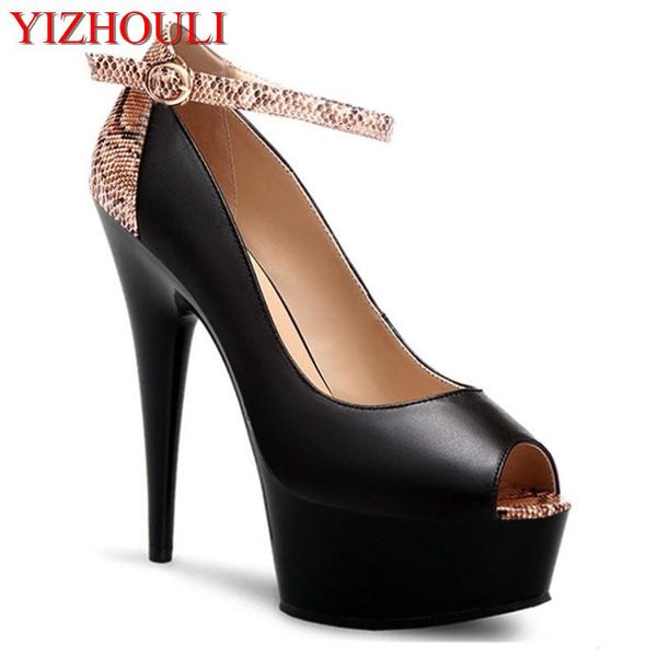 15cm high documentary shoes speak to princess serpentine color high-heeled shoes fashion shop new style, Black
15cm high documentary shoes speak to princess serpentine color high-heeled shoes fashion shop new style, Black