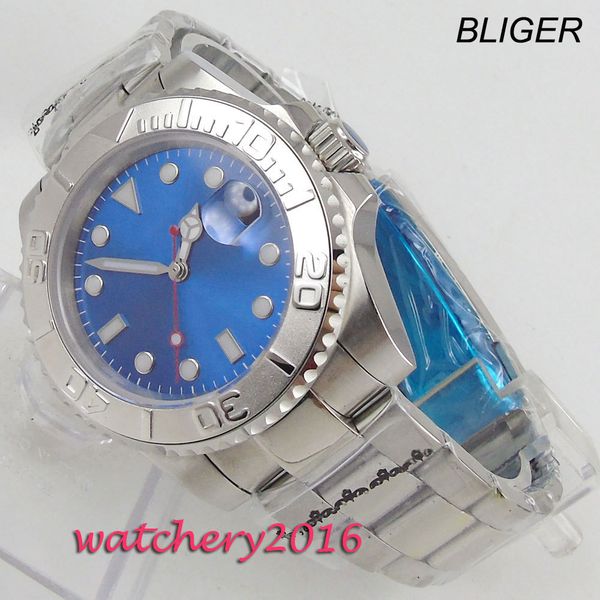 new 40 mm bliger blue sterile dial sapphire glass light-emitting hands rotating rim date no automatic mechanical men's watch, Slivery;brown
new 40 mm bliger blue sterile dial sapphire glass light-emitting hands rotating rim date no automatic mechanical men's watch, Slivery;brown