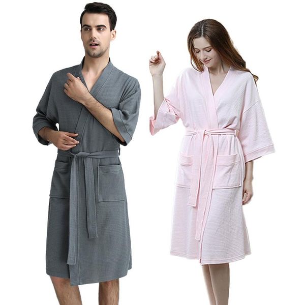 100% cotton plus size waffle kimono bath robe men towel suck sweat knee length bathrobe male summer dressing gown for women, Black;brown
100% cotton plus size waffle kimono bath robe men towel suck sweat knee length bathrobe male summer dressing gown for women, Black;brown