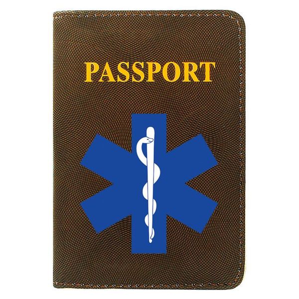 card holders classic star of life symbols passport cover pu leather men women travel id holder case, Brown;gray
card holders classic star of life symbols passport cover pu leather men women travel id holder case, Brown;gray