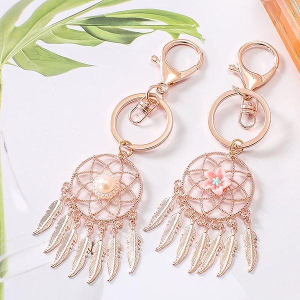 keychains handmade rose gold dream catcher keychain wind chimes car bag pendant keyrings dreamcatcher key chain home decor creative gifts, Silver
keychains handmade rose gold dream catcher keychain wind chimes car bag pendant keyrings dreamcatcher key chain home decor creative gifts, Silver