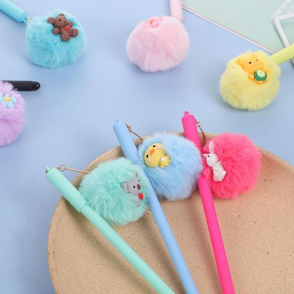 gel pens 36 pcs/lot kawaii animal hairball pendant pen cute black ink signature promotional gift stationery school supplies
gel pens 36 pcs/lot kawaii animal hairball pendant pen cute black ink signature promotional gift stationery school supplies