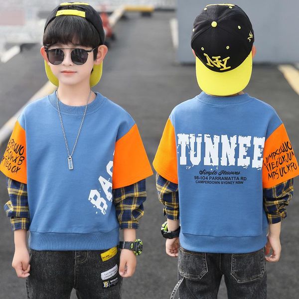 hoodies & sweatshirts children fashion contrast stitching pullover kids letter printing plaid long sleeve tee shirt boys spring autumn, Black
hoodies & sweatshirts children fashion contrast stitching pullover kids letter printing plaid long sleeve tee shirt boys spring autumn, Black