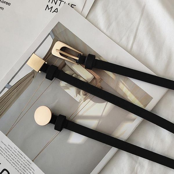 belts 2021 women fashion female faux leather black thin belt metal buckle suit waist for dress ladies strap press, Black;brown
belts 2021 women fashion female faux leather black thin belt metal buckle suit waist for dress ladies strap press, Black;brown
