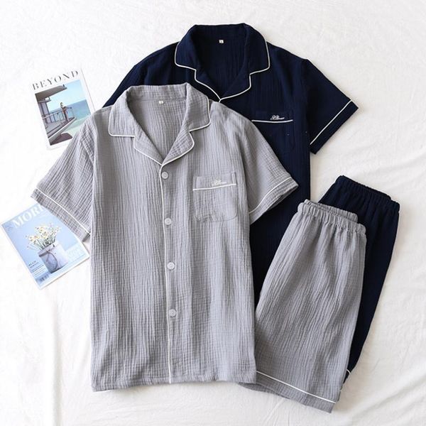 european version sleepwear plus size pajama sets men's summer short-sleeved shorts 100% cotton household solid pyjamas suits, Black;brown
european version sleepwear plus size pajama sets men's summer short-sleeved shorts 100% cotton household solid pyjamas suits, Black;brown